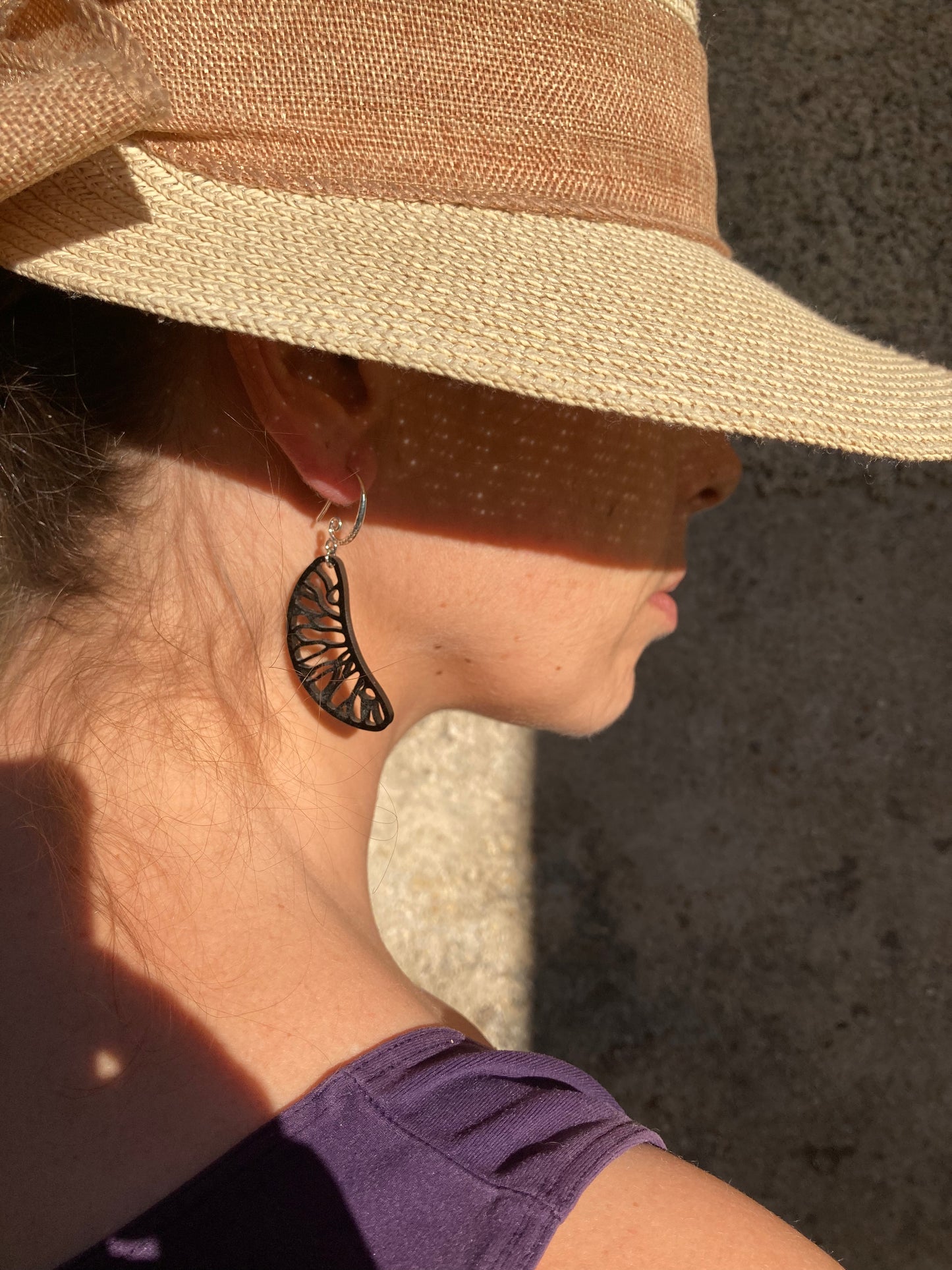 boucle d'oreille mandarine