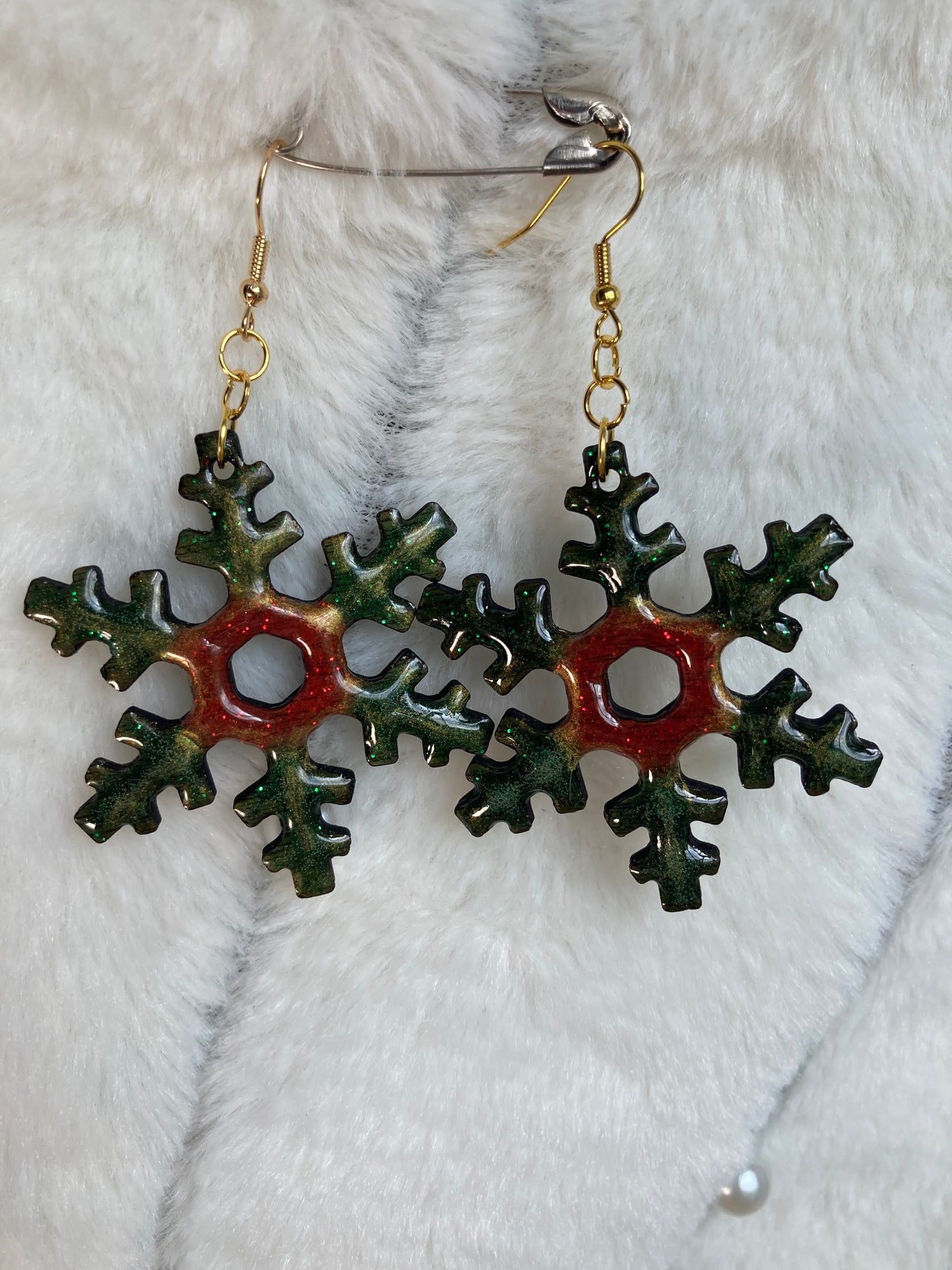 Flocon de noel vert