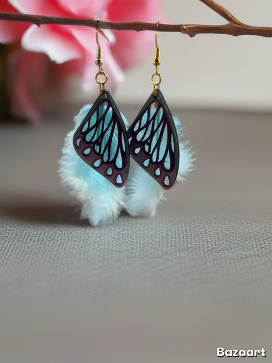 Boucle Papillon et plume