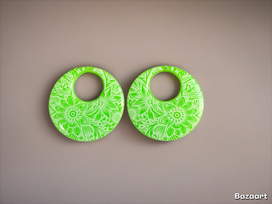 Pampilles ronde mandala végétal