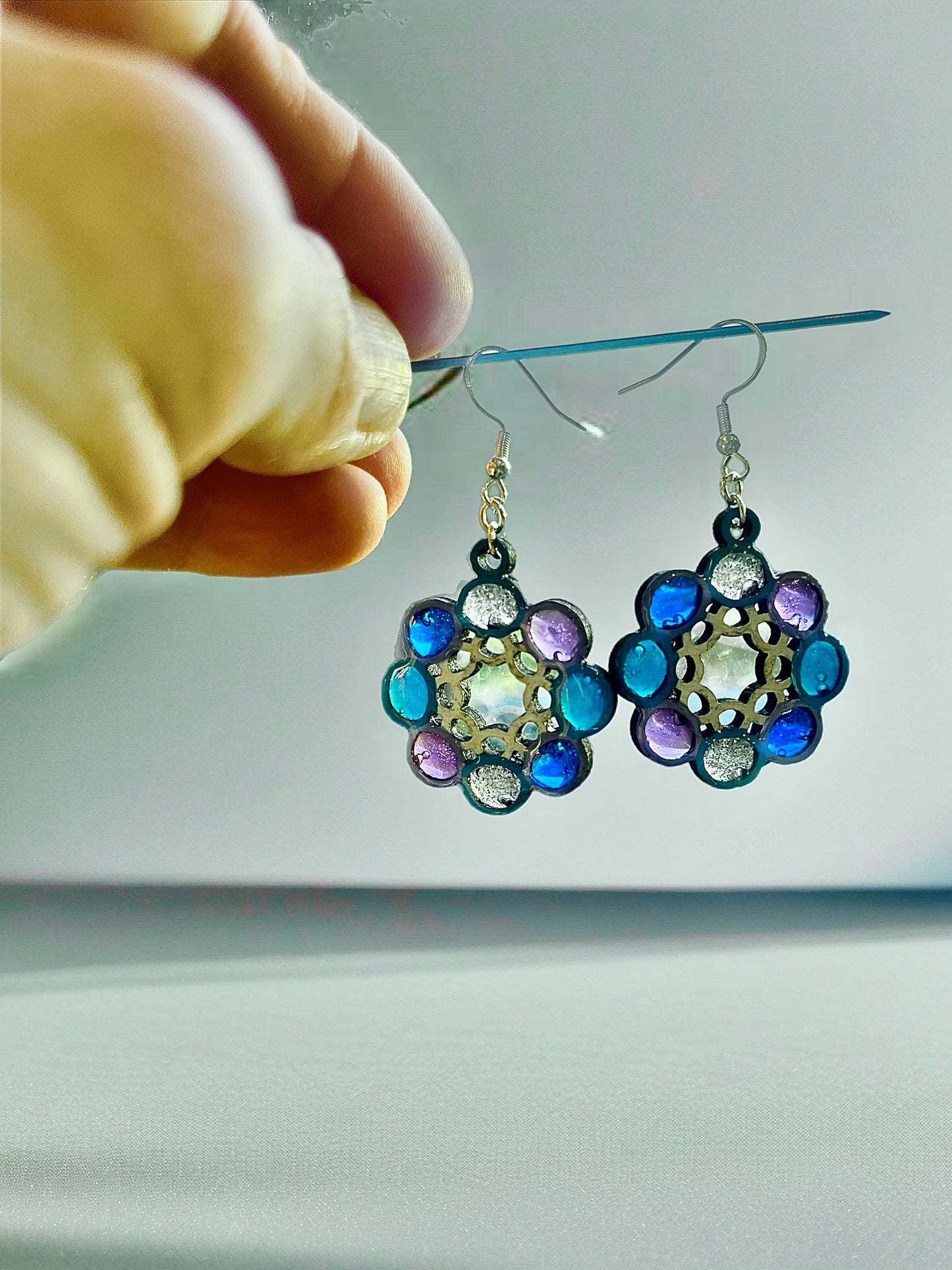 Boucles d’oreilles océan enchanté