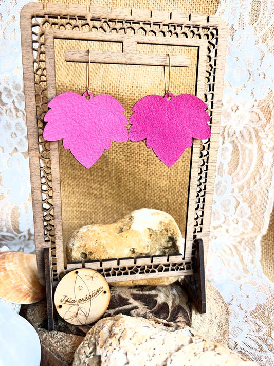 Boucle grande feuille cuir interchangeables