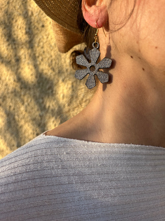fleur argenté